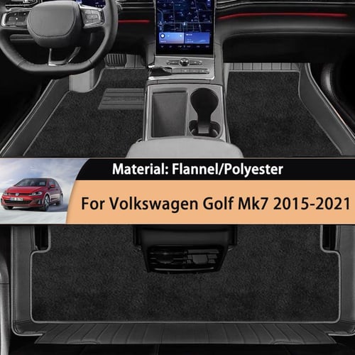 for Volkswagen VW Golf 7 Mk7 SV 2015~2021 Flannel Car Floor Mats Carpets  Footpads Anti-slip Cape Rugs Cover Foot Pad - buy for Volkswagen VW Golf 7  Mk7 SV 2015~2021 Flannel Car