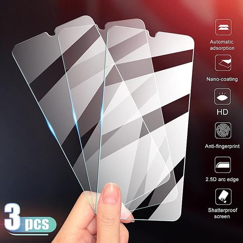 3Pcs Tempered Glass for Xiaomi Redmi Note 9s Note 9 Pro 8T 8A Screen  Protector