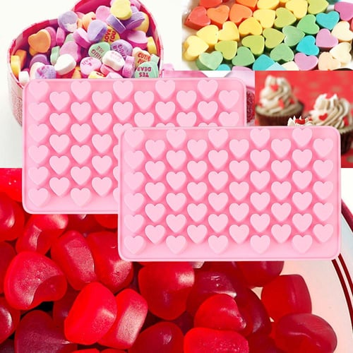 Mini Heart Gummy Candy Mold Silicone Chocolate Gummy Molds Valentine Jelly Candy  Molds Bakery Accessories Kitchen Tool