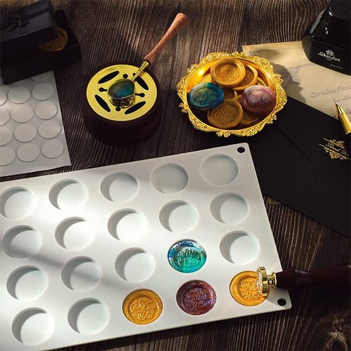 Wax Seal Mold Silicone Pad 24 Pore Tool Silicone Mold Wax Sealing