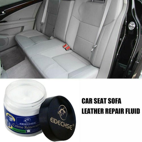 50ml Black Leather Paint Leather Repair Paste Shoe Cream for Sofa Car Seat  Holes Scratch Cracks Restoration Leather Edge Paint