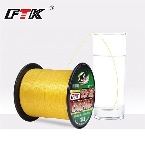 FTK braided wire 300M PE braided fishing line PE braided