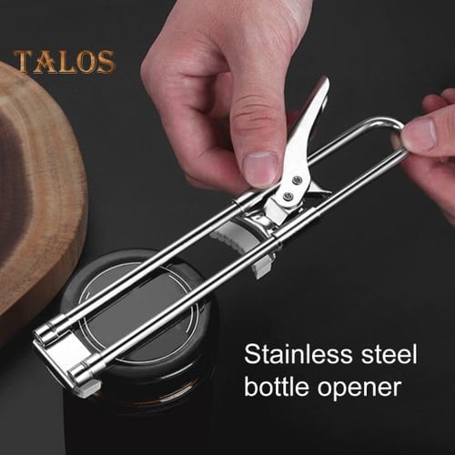Adjustable Jar Opener Stainless Steel Camping Picnic Jam Bottle Cap Open  Tool Ki