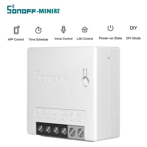 SONOFF MINI R2 DIY Two Way Smart Switch Small Body Remote Control