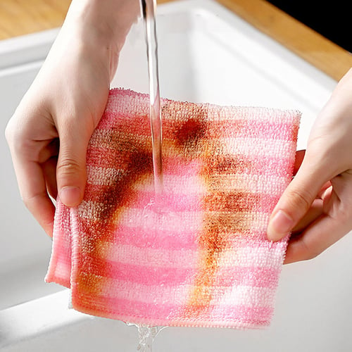 10PCS Kitchen Dish Towels, Kitchen Towels and Dishcloths Set,Dish Cloths  for Washing Dishes Dish Rags for Drying Dishes Kitchen Wash Clothes and Dish  Towels Random Color