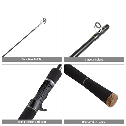 6 Piece Fishing Pole Ultralight Spinning/Casting Rod Travel Fishing Rod  with Storage Bag - buy 6 Piece Fishing Pole Ultralight Spinning/Casting Rod  Travel Fishing Rod with Storage Bag: prices, reviews