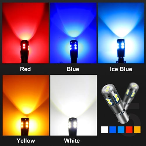2Pcs H21W BAY9S BA9S led T4W BAX9S H6W LED Bulb T2W T3W H5W interior Car  License Plate light Auto Lamp White 12V Red Yellow Blue - buy 2Pcs H21W  BAY9S BA9S led
