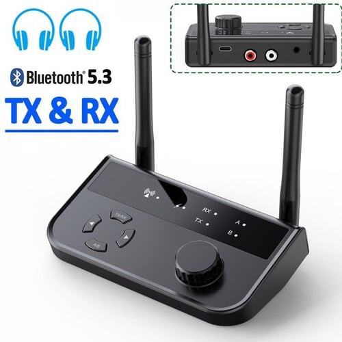 Bluetooth 5.3 Transmitter Receiver Pair 2 Devices BT 5.0 3.5mm Aux Jack RCA Stereo  Music Wireless Audio Adapter for TV Car PC Headphone Speakers - buy  Bluetooth 5.3 Transmitter Receiver Pair 2