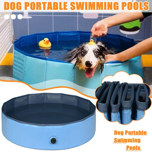 Elevated Dog Pet Bathtub Fold-able Small Medium Dog Washing Pool for Bathing  Shower Grooming Cat Kitten Bathtub Outdoor Indoor