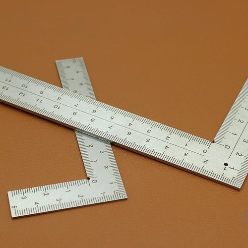 L Square Ruler 90 Degree Ruler L-Shaped Straightedge Ruler 30cm