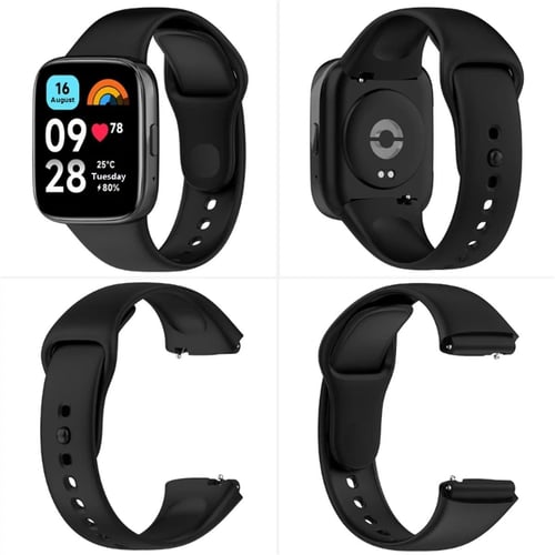 Silicone Folding Buckle Strap for Xiaomi Redmi Watch 3 Active Watch Strap ,  Replacement Strap, Strap for Xiaomi, Active Band, Accessories Correa