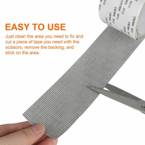 Window Screen Repair Tape Strong Adhesive Extra Long Wide