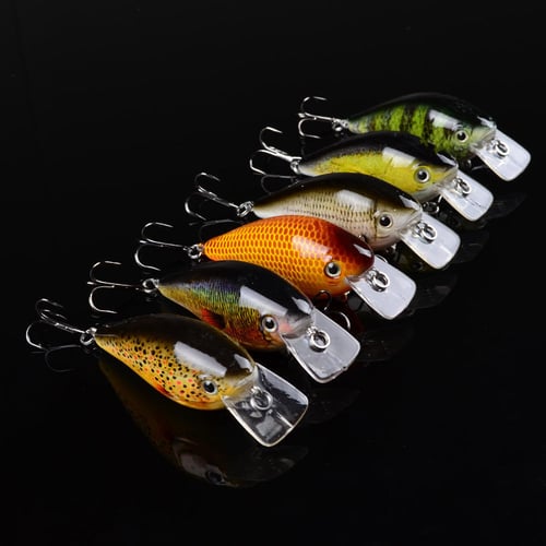 12.5cm-24.5g Fishing Lure With Treble Hooks Artificial Crank Hard Bait  Crankbait Fishing Tackle For Fishing Lover 