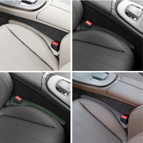 2Pcs Supply For Universal Black PU Leather Accessories Car Seat Gap Filler  Auto