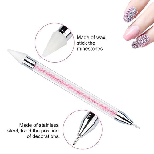 Nail dotting tool 5 pc Tip Dot Paint Manicure kit 5 sizes Dotting Tools Set  for Nail Art nail tool Rhinestone Picking Pen