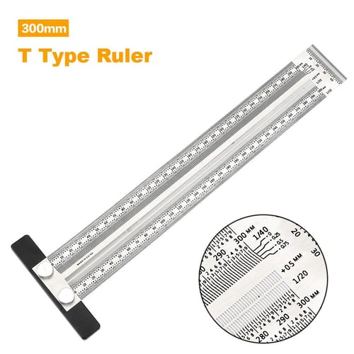 T-type Hole Ruler Gauging Tool Stainless Steel High-precision