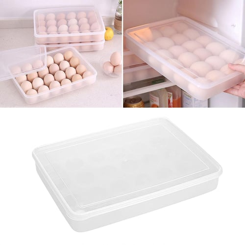 Clear Egg Storage Bin 12 Grid Egg Holder Container with Lid - China Egg  Storage Bin and Pantry Storage Bin price