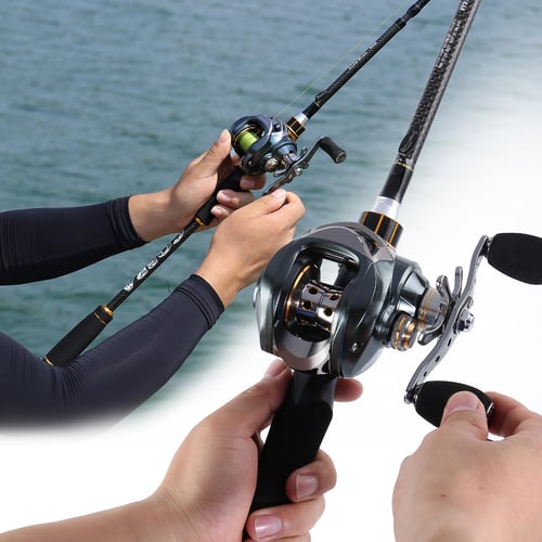 Fishing Rod and Baitcasting Reel 4 Sections Carbon Spinning Lure Rod and  Casting Reel Sets Pesca - buy Fishing Rod and Baitcasting Reel 4 Sections  Carbon Spinning Lure Rod and Casting Reel