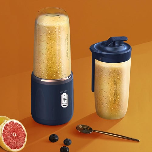 400ml Portable Electric Juicer 6 Blades Fruit Juice Cup USB