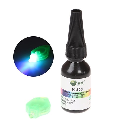 UV Light 50ml UV Glue UV Curing Adhesive Transparent Crystal Glue Adhesive  Glass
