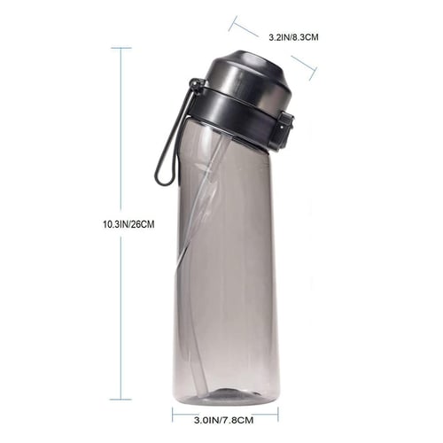 1pc Cartoon Trendy Water Bottle With Straw, Portable & Large Capacity For  Outdoor Activities, Student, 600ml