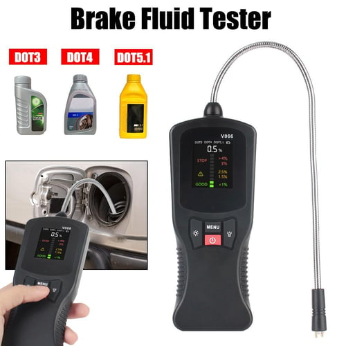 Brake Fluid Tester Detector, 5 Led Auto Diagnostic Brake Tester