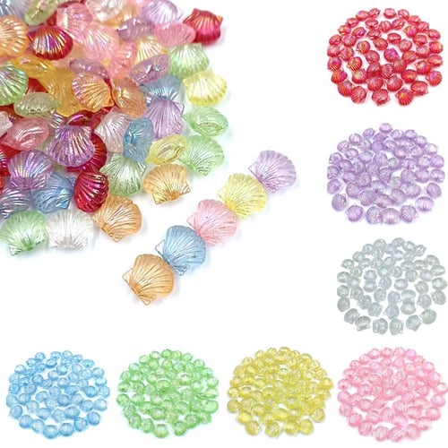 Various Shapes Candy Colored mixed color Frosted Matte Acrylic Beads For  Jewelry Making Bracelet Necklace Diy Accessories