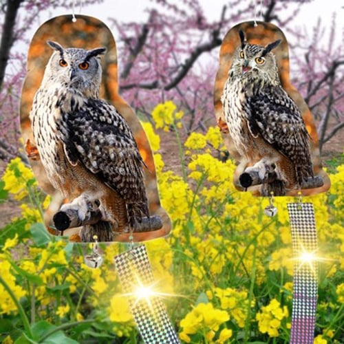 Garden Decor Owl Ornament Simulation Owl Shape Silhouette Craft