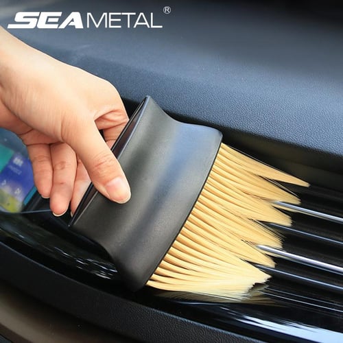 Car Interior Cleaning Soft Brush Cleaning Tool Dashboard Air Outlet Gap  Dust Removal for Home Office Detailing Auto Maintenance