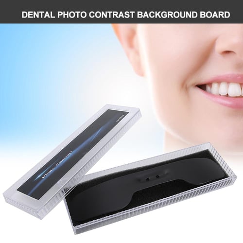 Dental Photo Contrast Black Background Board Photography