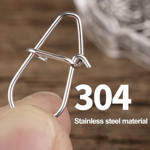 100Pcs Lure Gourd Pin Stainless Steel Fishing Snaps Durable  Corrosion-resistant Fishing Gear Connector for outdoor - buy 100Pcs Lure  Gourd Pin Stainless Steel Fishing Snaps Durable Corrosion-resistant Fishing  Gear Connector for outdoor
