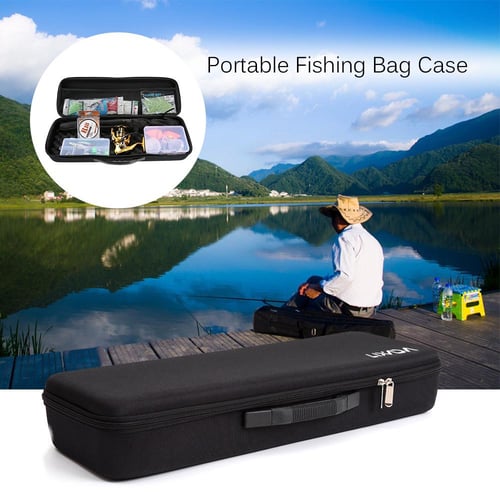 Portable Eva Fishing Gear Bag Carry Bags With Removable Adjustable Shoulder  Strap Fishing Pole Storage Case Shockproof Hard Shell Organizer - buy  Portable Eva Fishing Gear Bag Carry Bags With Removable Adjustable