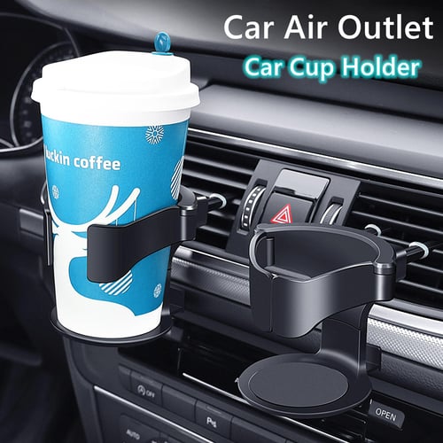 2Pcs Car Cup Holder with Air Vent Mount Clip Multifunctional SUV