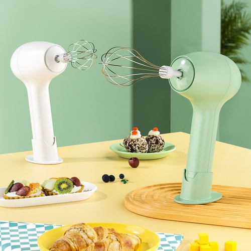 3 in 1 Wireless Electric Hand Mixer, stainless steel, 5-Speed USB  Rechargeable Cordless Handheld Mixer Maker for Coffee, Cappuccino, Baby  Food, Egg Beater, Cake, Baking Cooking (Multi Color)