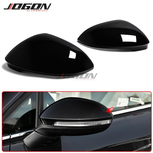 For Renault Megane 4 MK4 2016-2020 Wing Mirror Cover Add-on Casing Glossy  Black
