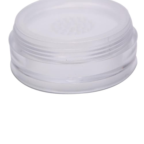 50g Plastic Empty Loose Powder Pot With Sieve Cosmetic Makeup Jar Container