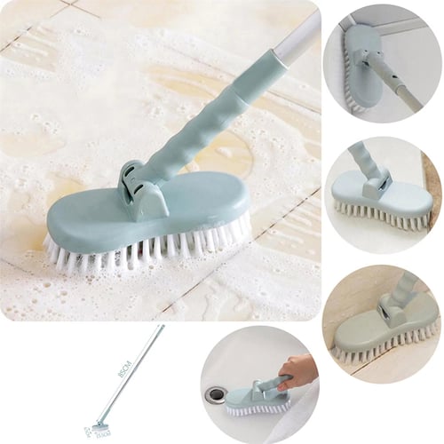 1pc Electric Cleaning Brush With 3 Replacable Brush Heads And Adjustable  Extended Arm, Cordless Scrubber For Household Bathroom, Bathtub, Tiles,  Floor And Office Cleaning