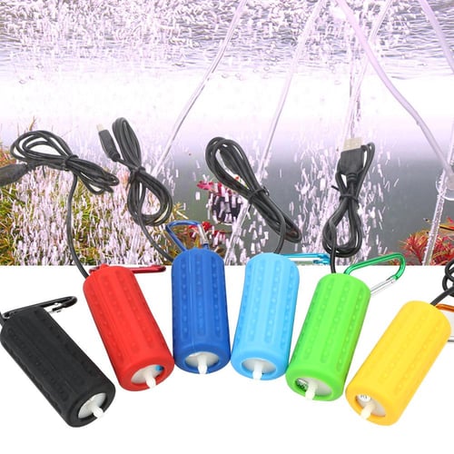 Portable Aquarium Dry Battery Operated Aerator Air Pump for