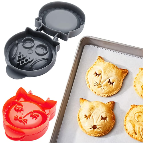 6pcs Hand Pie Molds for Baking Mini Pie Maker for Christmas Party Baking Supplies Party Dough Presser Pocket Pie Molds