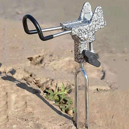 360 Degree Adjustable Full Metal Main Body Fishing Rod Holder for Bank Fishing  Ground Support with Luminous Non-slip Mat - buy 360 Degree Adjustable Full  Metal Main Body Fishing Rod Holder for