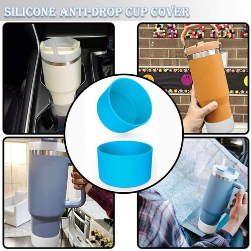 Cup Bottle Silicone Boot Silicone Rhombus Texture Bottle Boot Non