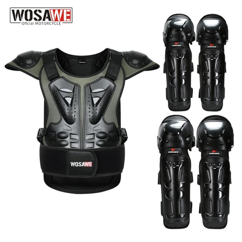 WOSAWE Men's Motorcycle Pants Motocross Trousers Armor Hip Leg Protective  Gear