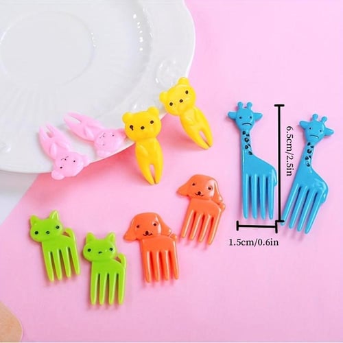 Cute Animal Food Picks Fruit Toothpicks for Kids, Fun Kids Food Picks for  Picky Eaters, 10PCS Reusable Toddler Food Pick, Kids Lunch Accessories for  Lunch Box - BPA Free 