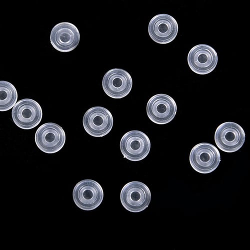 Earrings Screw Backs Anti-Pain Ear Clip Rubber Silicone Earring Back  Stoppers for Stud Earrings Ear