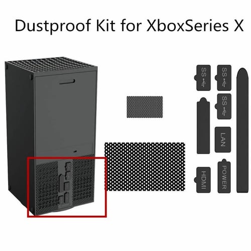 Host Dust Proof Cover Mesh Filter Stopper Kit for Xbox Series X Console  Anti-dust Plugs Pack Protector Accessories