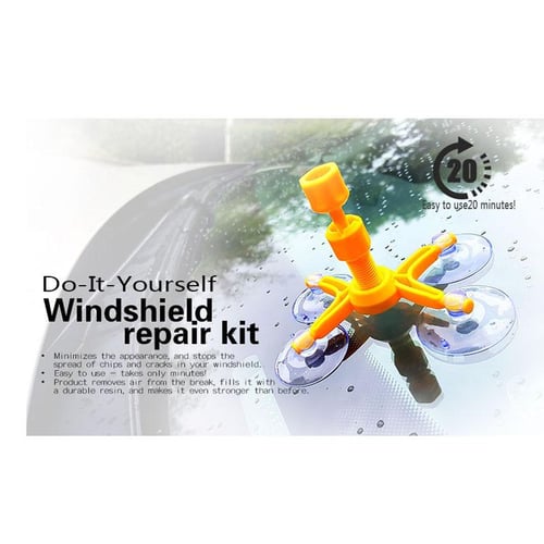 Windshield Repair Kit Crack Chip Glass Repair Set Car Windscreen