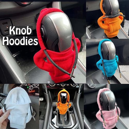 Car Gear Shift Cover Cute Hooded Sweatshirt Shape Shift Knob