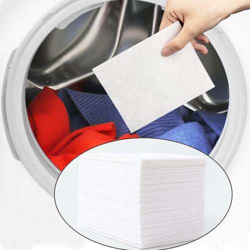 50pcs Anti-dyeing Laundry Color Absorption Sheets