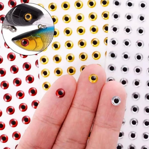 100pcs Fishing Lure Eyes Lure Bait 3d 3mm 4mm 5mm 6mm Simulation Diy Round  Fish Eye Fishing Tackle - buy 100pcs Fishing Lure Eyes Lure Bait 3d 3mm 4mm  5mm 6mm Simulation