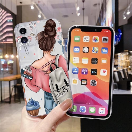 Flowers Aesthetic Phone Case For iPhone 15 Pro 11 14 12 13 SE20 XS MAX XR  8Plus